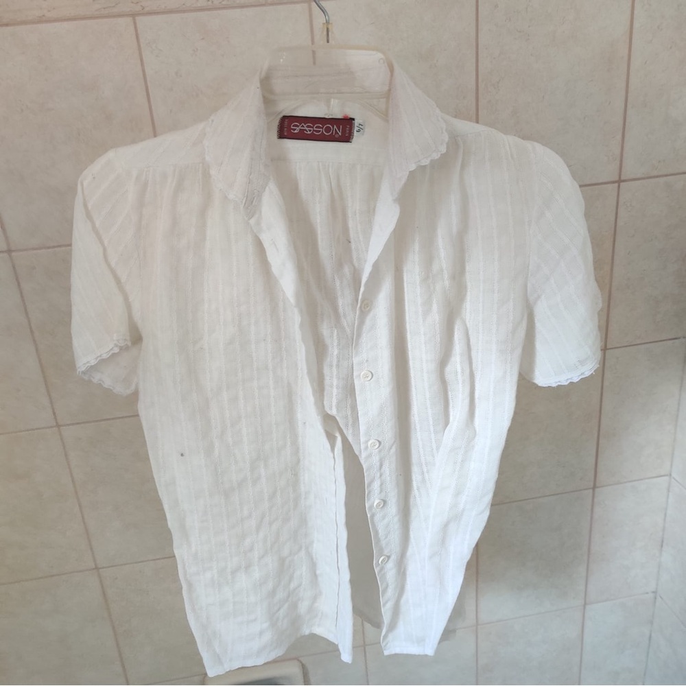 Sassy airy cotton button down